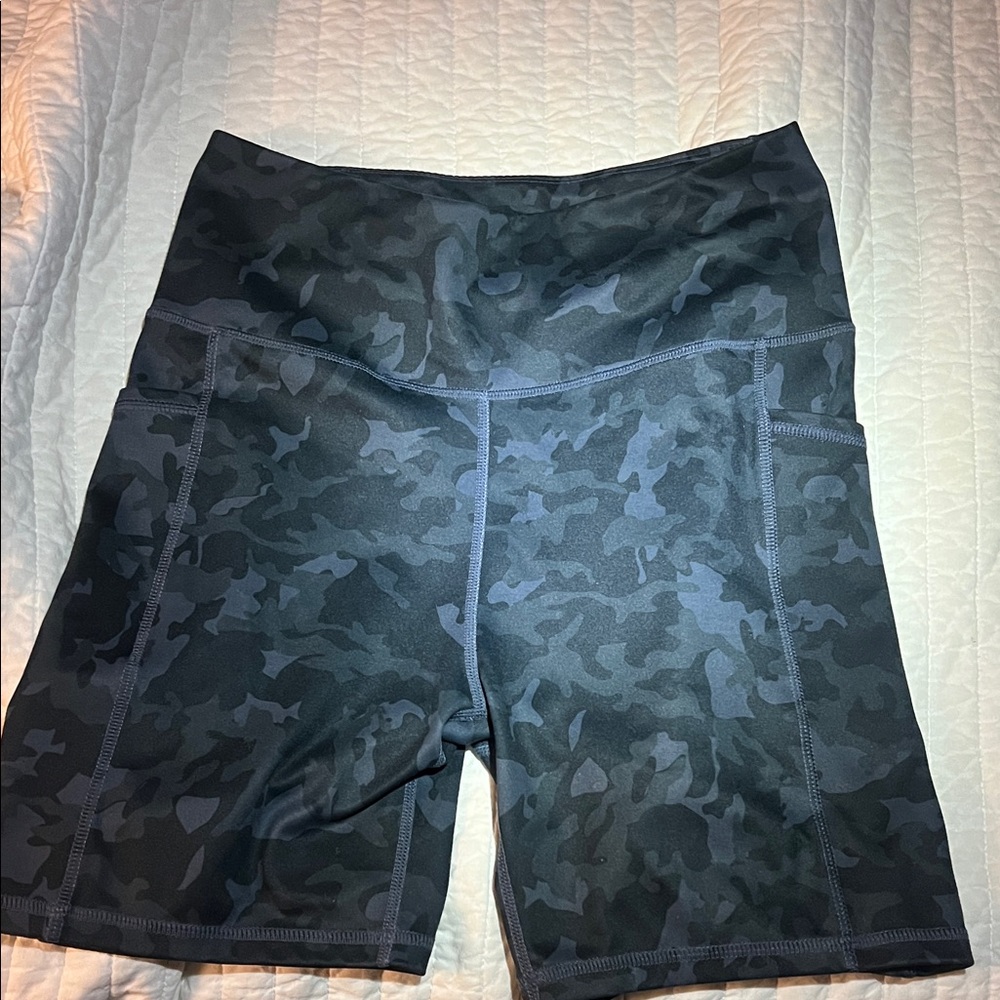 Women's Camouflage Biker Shorts
